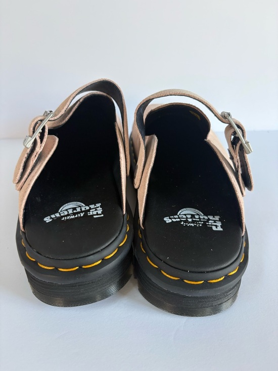 NWOT Dr. Martens Zebzag Suede Slingback Platform Mules Size 8 Women’s/ 7 Men’s - Picture 9 of 13